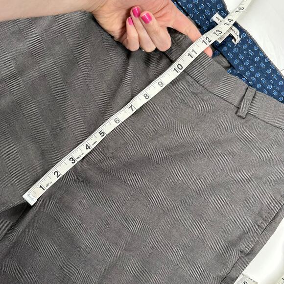 Peter Millar Pants Men 36 Gray Glen Plaid Trouser Preppy Classic Career Business - Picture 8 of 11